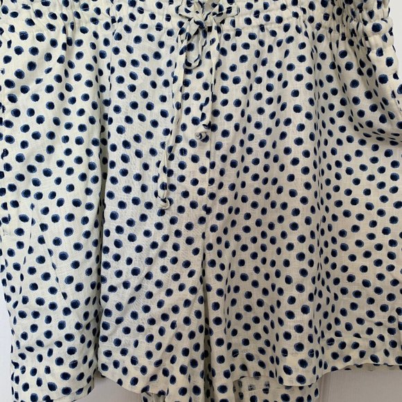 Linen Blend Shorts, High Waist - Picture 1 of 1